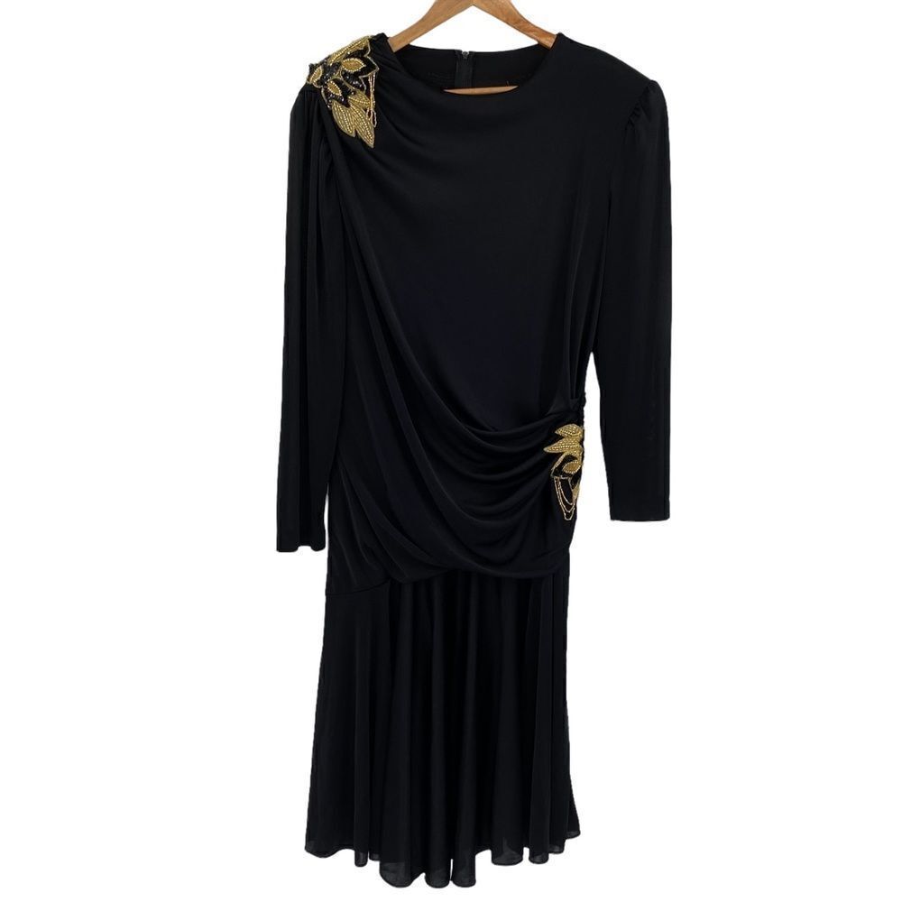 Vintage 1980’s size medium David Rose dropped waist golden girls dress